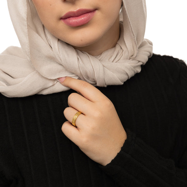 Bague « Avec difficulté vient la facilité » | Femme