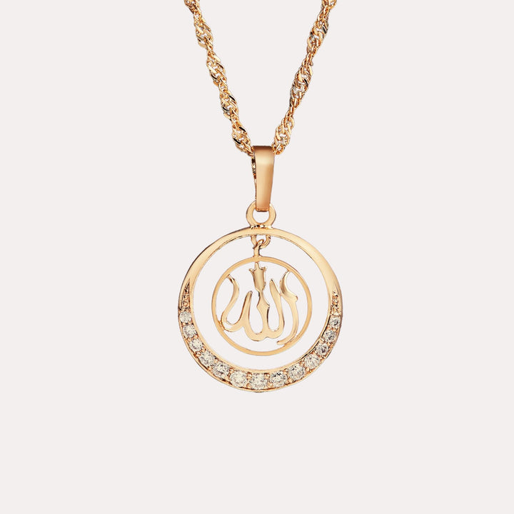 Collier en cristal Allah | Femme